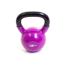 BODYPOWER 12kg Vinyl Coated Kettlebell