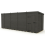 17x7 Pent Composite Shed Tanalised (Single Door, No Windows) 2
