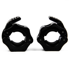 HemeraPhit ABS Barbell Collar Locks 1inch Barbell Clamp Weight Lifting Quick Release Collars, 1Pair (23-26mm Inner Dia)