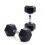 BODYPOWER 12.5Kg Rubber Hex Dumbbells (x2) 1