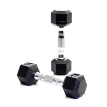 BODYPOWER 2.5Kg Rubber Hex Dumbbells (x2)