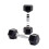 BODYPOWER 2.5Kg Rubber Hex Dumbbells (x2) 1