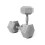 BODYPOWER 22.5kg Hex Dumbbells (x2) 1