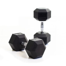 BODYPOWER 20Kg Rubber Hex Dumbbells (x2)