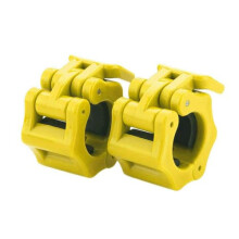 TnP Rubber Barbell Collars – Locking 1" Stanadard Size Weight Clamps Lock Jaw - Quick Release Collar Clips – Bar Clamps Great for Crossfit,