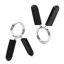 Global Furnishing Gym Barbell Weight Spring Collar Lock Clips Dumbbell Lock Clamp Clips 25,28 & 30mm (28mm, 1 pair)