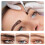 Semi Permanent Eyebrow Color Waterproof Eyelash & Eyebrow-Black 6