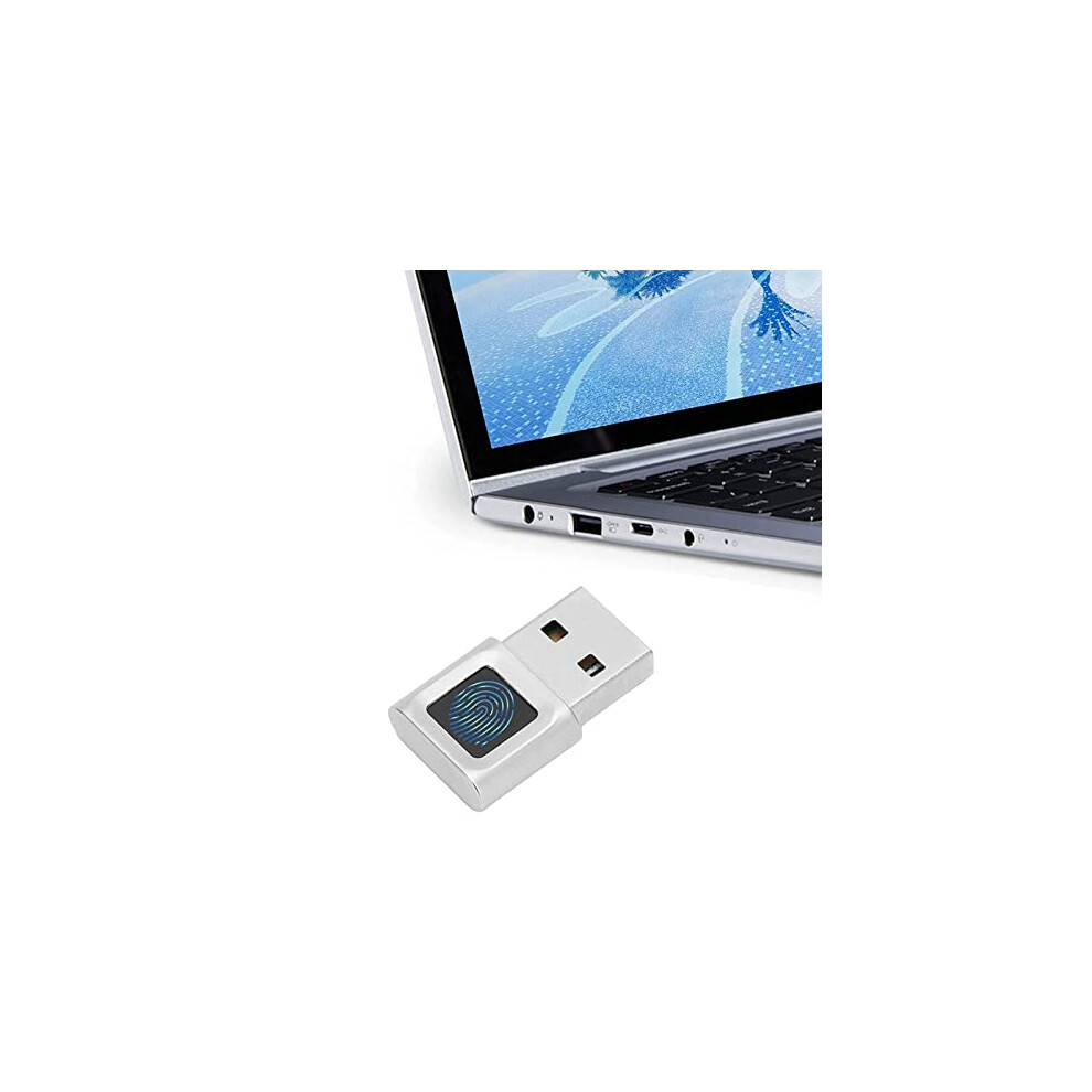 Usb Fingerprint Reader, Mini Fingerprint Scanner, Fingerprint Reader For Pc Laptop 360 Touch Speedy Matching Biometric Portable Usb Fingerprint 7902138721655
