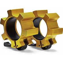 Berfea Olympic Barbell Clips 2 inch, Aluminum Alloy Quick Release Barbell Clamps Collars Weight Clips for Weightlifting, Olympic Lifts Strength