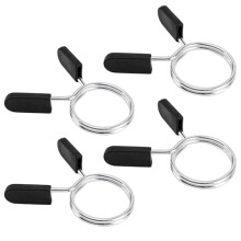 Barbell Clips Olympic Barbell Clamps Collars 2 Inches Weight Bars Lock Dumbbell Spring Clips Circlip Fitness Weightlifting Buckle 4 Pack