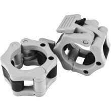 Barbell Clamps Olympic Spinlock Collars Dumbbell Clips Weight Lifting Bar Lock Quick Release Professional Barbell Buckle 1 Pair for Gym Exercise