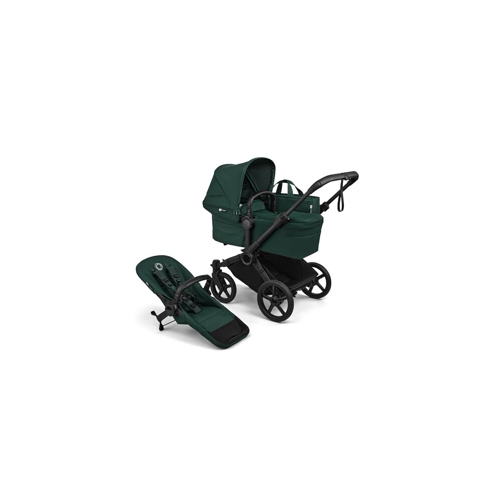 Bugaboo Donkey 6 Single Pushchair, Convertible To Double And Twin Stroller, Pram For Newborn And Toddler, Double Storage Space & Side Basket, Easy To