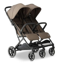 Deryan Rolo X2 XL Stroller 2 in 1 - Suitable from Birth to 4 Years - Baby Stroller with a Weight Capacity of up to 22kg per seat - Compact & Foldable