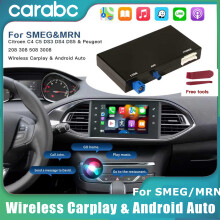 CARABC Wireless Android Auto Carplay For Peugeot&Citroren SMEG&MRN system 208 308 508 3008&C4 C5 DS3 DS4 DS5 Reverse Camera