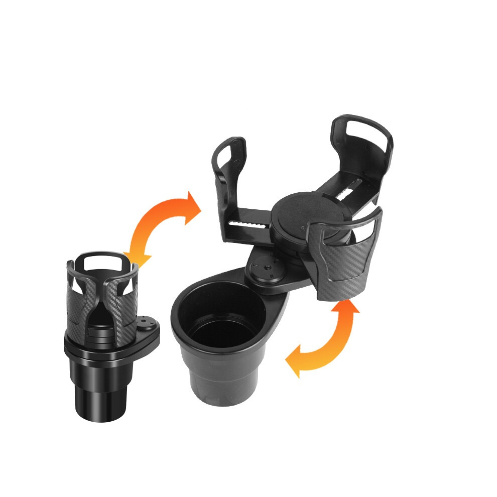 Rotating Car Center Console Beverage Rack Car Cup Holder Double-Layer Storage Rack Cup Holder 857865278583