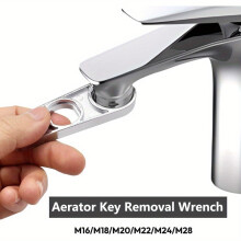 2 In 1 Faucet Aerator Wrench Water Flows Adjusting Faucet Bubbler Wrench Plumber Home Bathrooms Faucets Maintaining Tools