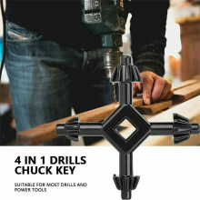 Universal Four-in-One Multifunctional Drill Key Wrench Set for Home Improvement Repair Tools Hand Tool Accessories
