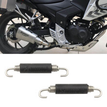 2PCS Motorcycle Modification Exhaust Pipe Tension Spring Stainless Steel Extended and Thickened Hook Scorpio Exhaust Pipe Hook