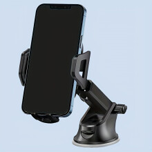 Car Phone Holder 360Rotating Phone Navigation Stand Retractable Suction Cup Phone Holder Dashboard Desktop Phone Holder