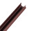 Efficiency Door Bottom Sealing Strips PVC Door Sweeps-Brown 1