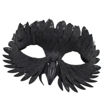 Halloween-masker Eagle-masker Maskerademasker-Zwart