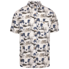 (M, Off White Print) Trespass Mens Casual Printed Shirt - Frantom