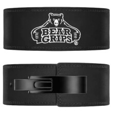 Bear Grips 10mm Suede Leather Lever Weight Lifting Belt, Perfect for Gym, Squats, Weights, For Men and Women, Gym Accessories, Powerlifting Belt,