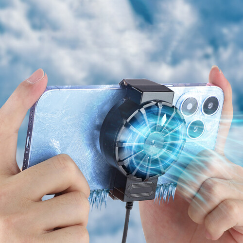 USB Powered Cellphone Cooler Fan Cooling Radiator for 4 to 1