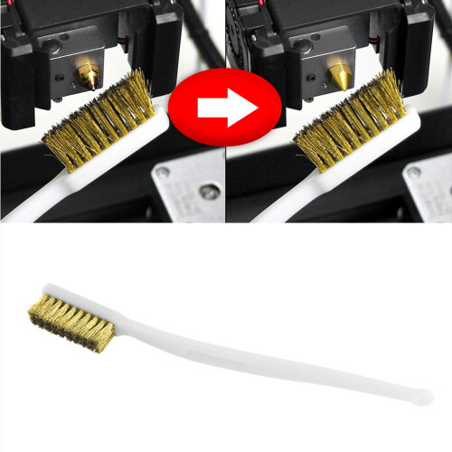 3D Printer Parts Nozzle Cleaning Copper Wire Toothbrush Handle 1