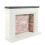 Endeavour Fires Farlington 48’’ Off White Fireplace Surround with a 3D Brick Effect Back (Grey Top/Red Brick) 1
