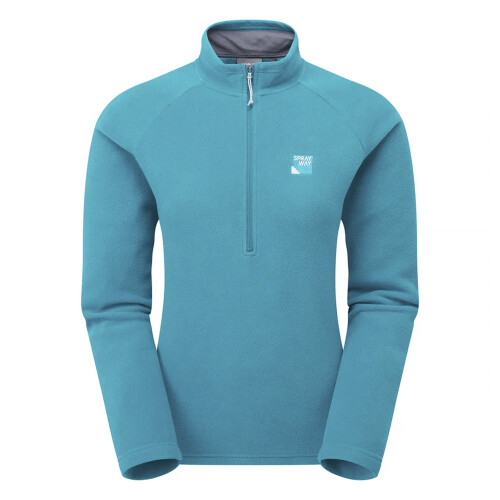 (14, Blaue Lagune) Sprayway - Sprayway - Damen Half Zip Wander Fleece Pullover