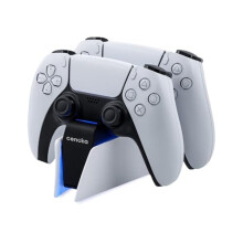 CENOKA Charging Dock for PlayStation 5 Controllers - Made for PS5 Controller Charging Station, 2- Controller Charging Stand, 2.5Hr Fast Charging, With