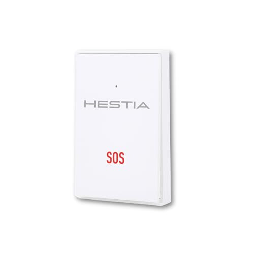 HESTIA Emergency Panic Button, Wireless SOS Button for SAFE-TECH Smart Home Security System, Elderly Alarm Call Button|SOS Call Panic Button