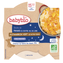 Babybio Piatto Cena 15 Mesi Pasta Zucca Green 260g - Food Children