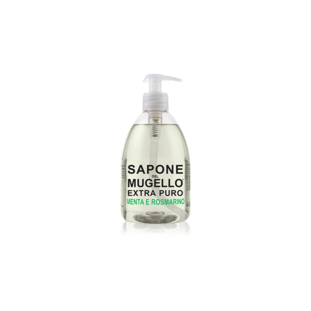 Sapone Del Mugello Liquid Mint Rosemary 500 Ml - Liquid Soap