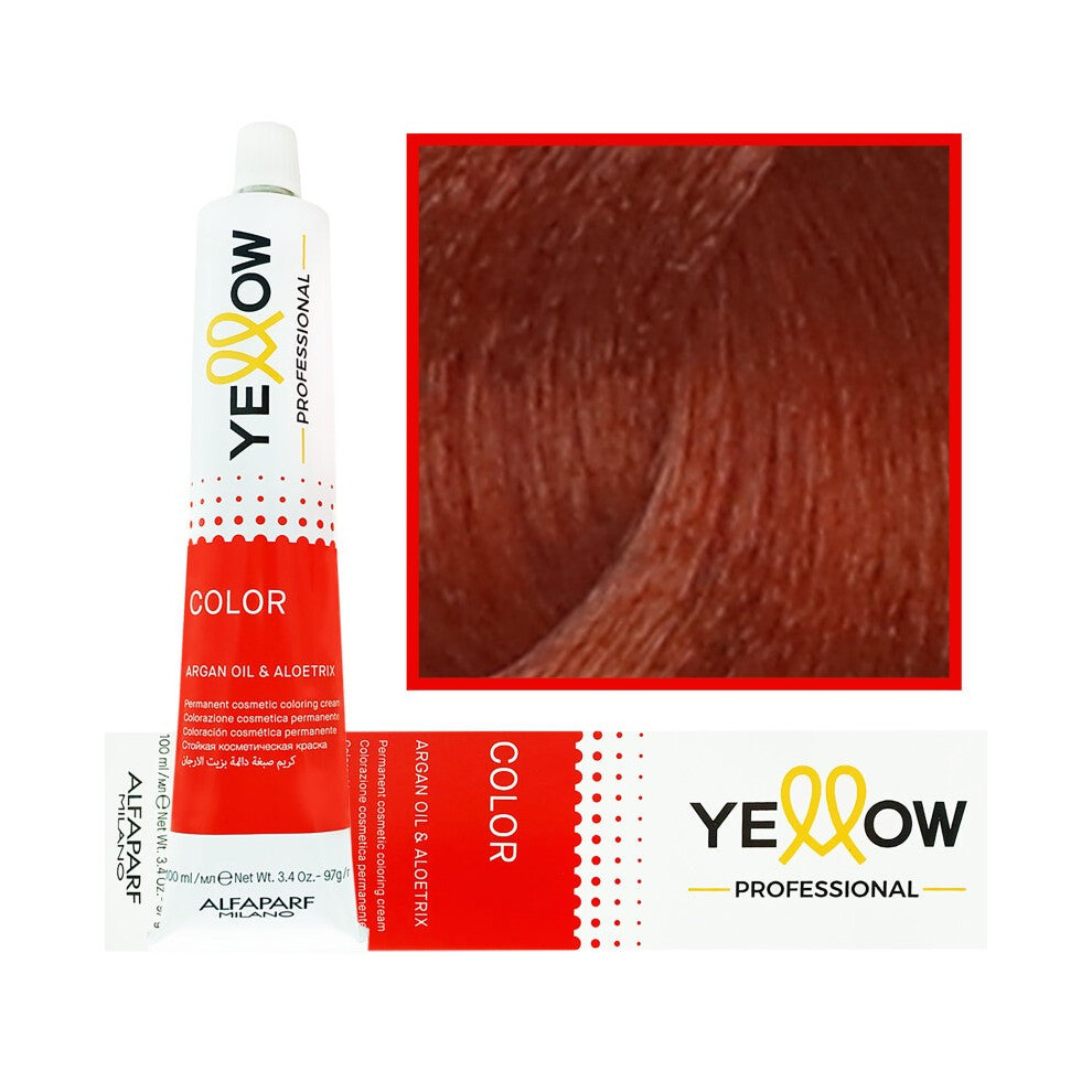 Photos - Hair Dye Alfaparf Yellow Color Permanent 7.4 100ml -  