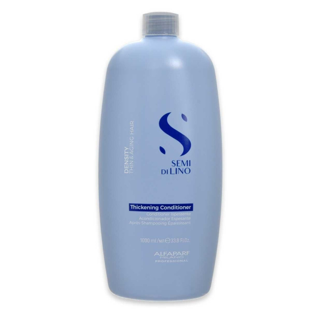Alfaparf Milano Semi Di Lino Density Thickening Conditioner For Fine Hair 1000 Ml - Image 3