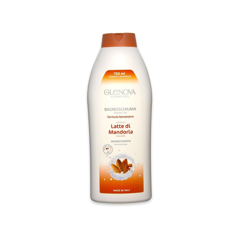 Glenova Bath Foam 750 Ml Milk Di Almond