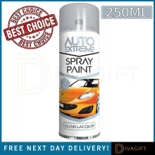 CLEAR LACQUER AEROSOL SPRAY PAINT 250ML FOR AUTO CAR VAN BIKE RESTORE METAL NEW