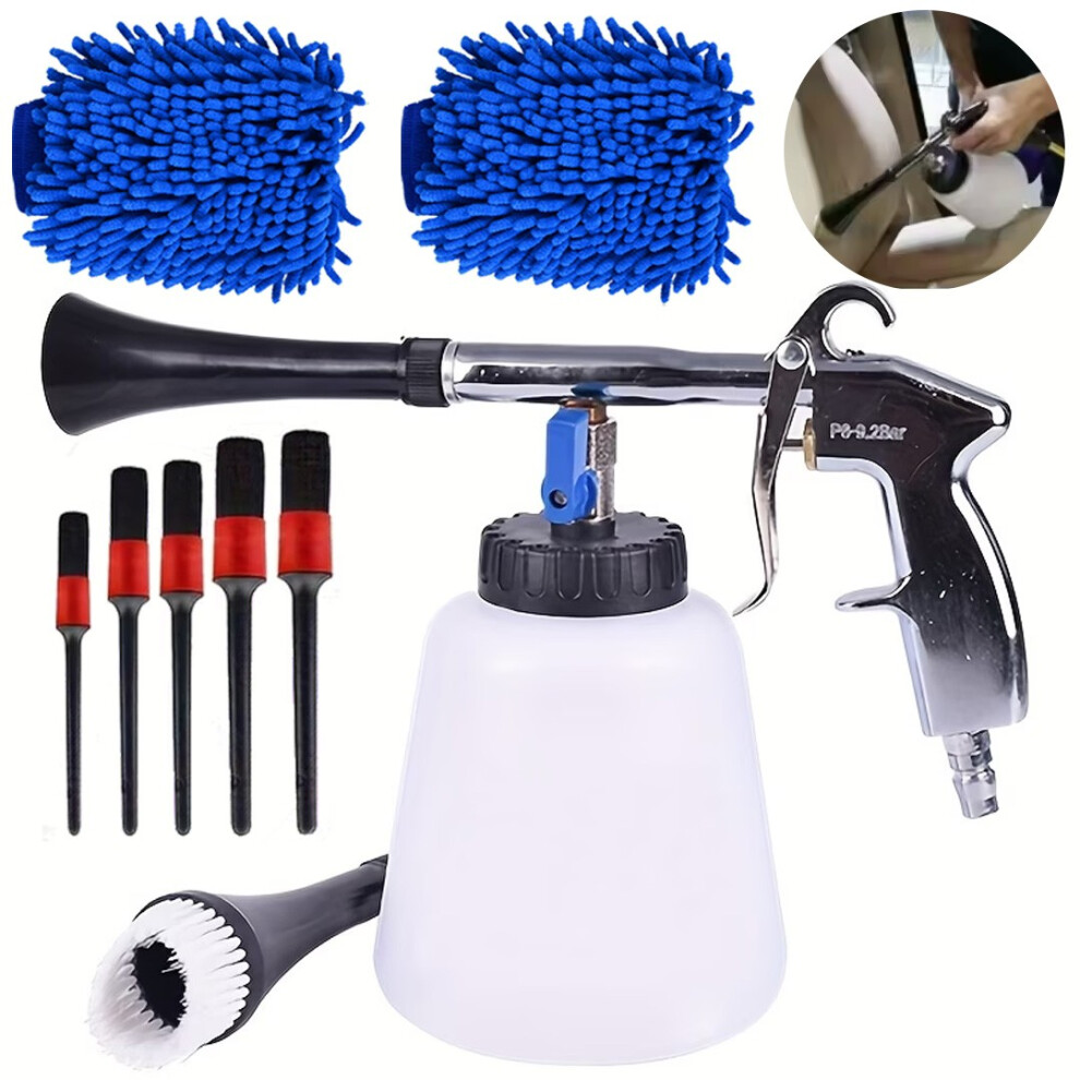 High Pressure Car Cleaning Gun With Soft Bristle Nozzle - Deep Clean Interior Uk 973000011942