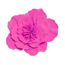 Grote bloem hoofdband foto prop grote bloemhoed bloem-Roze Rood