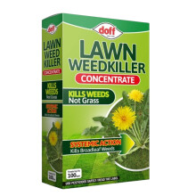 Doff Lawn Weedkiller Concentrate 200ml Strong Root Weed Control for Grassy Areas