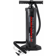 Air Hand Pump for Airbeds, boats, Intex Double Quick III Hand Pump - Black