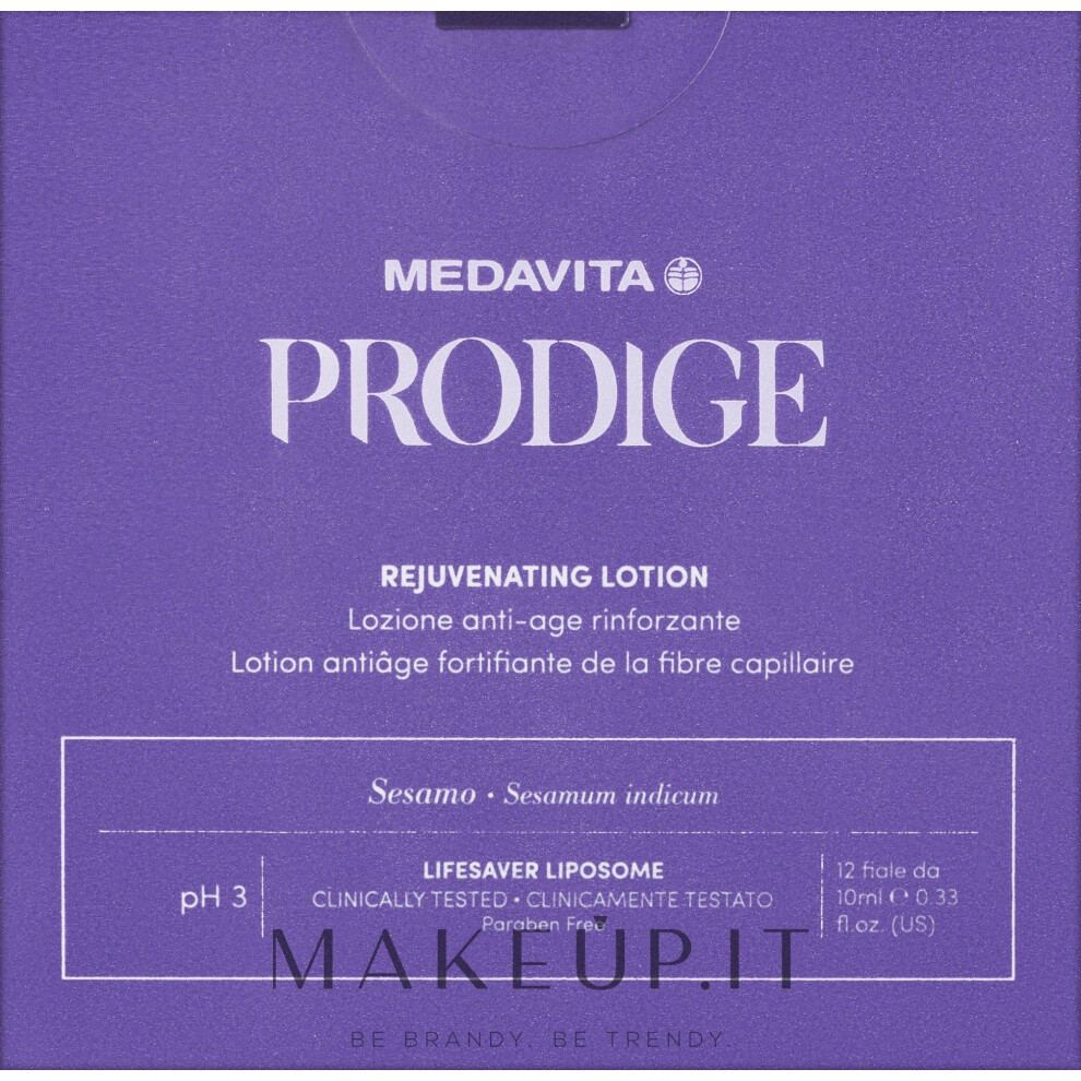 Photos - Hair Product Medavita Prodige Lotion Rejuvenating 12x10 ml - Lotion Hair 