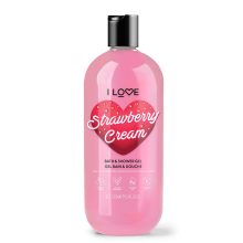 I Love Strawberries & Cream Hydrating Shower Gel For All Skin Types 750 ml