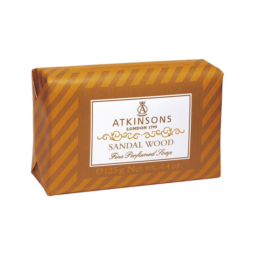 Atkinsons Fine Parfumed Soap Wood Di Sandalwood 125 G - Scented Soap
