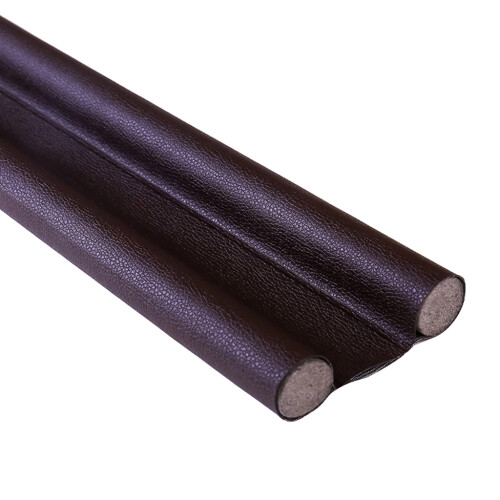 Bande d'étanchéité pour bas de porte, 96cm, protection-Brun