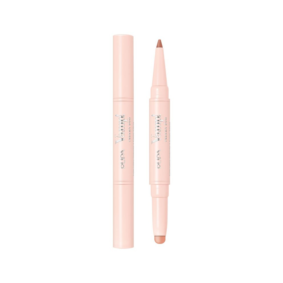 Pupa Vamp Creamy Duo Pencil Lips Contouring & Lipstick 006 Deep Rose