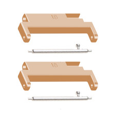 2pcs Watchband Connector Quick Release Adapter Link-Rose Gold