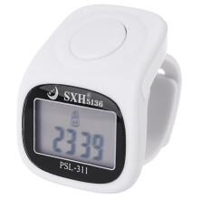 6 Digital Finger Tally Counter 8 Channels with LED-White